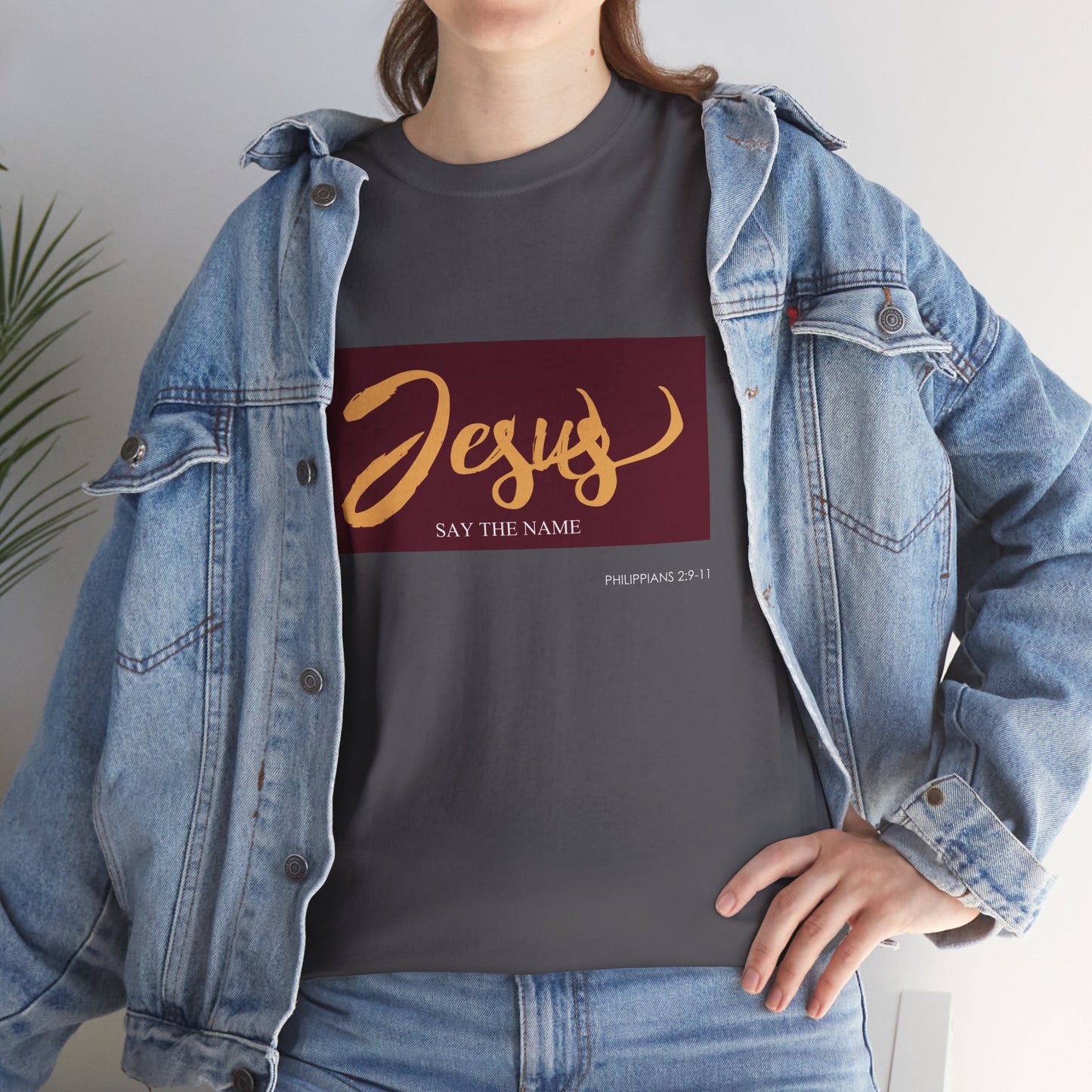 "Say The Name" of Jesus Unisex Graphic T-Shirt