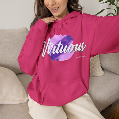 "Virtuous" Affirmation Pullover Hoodie