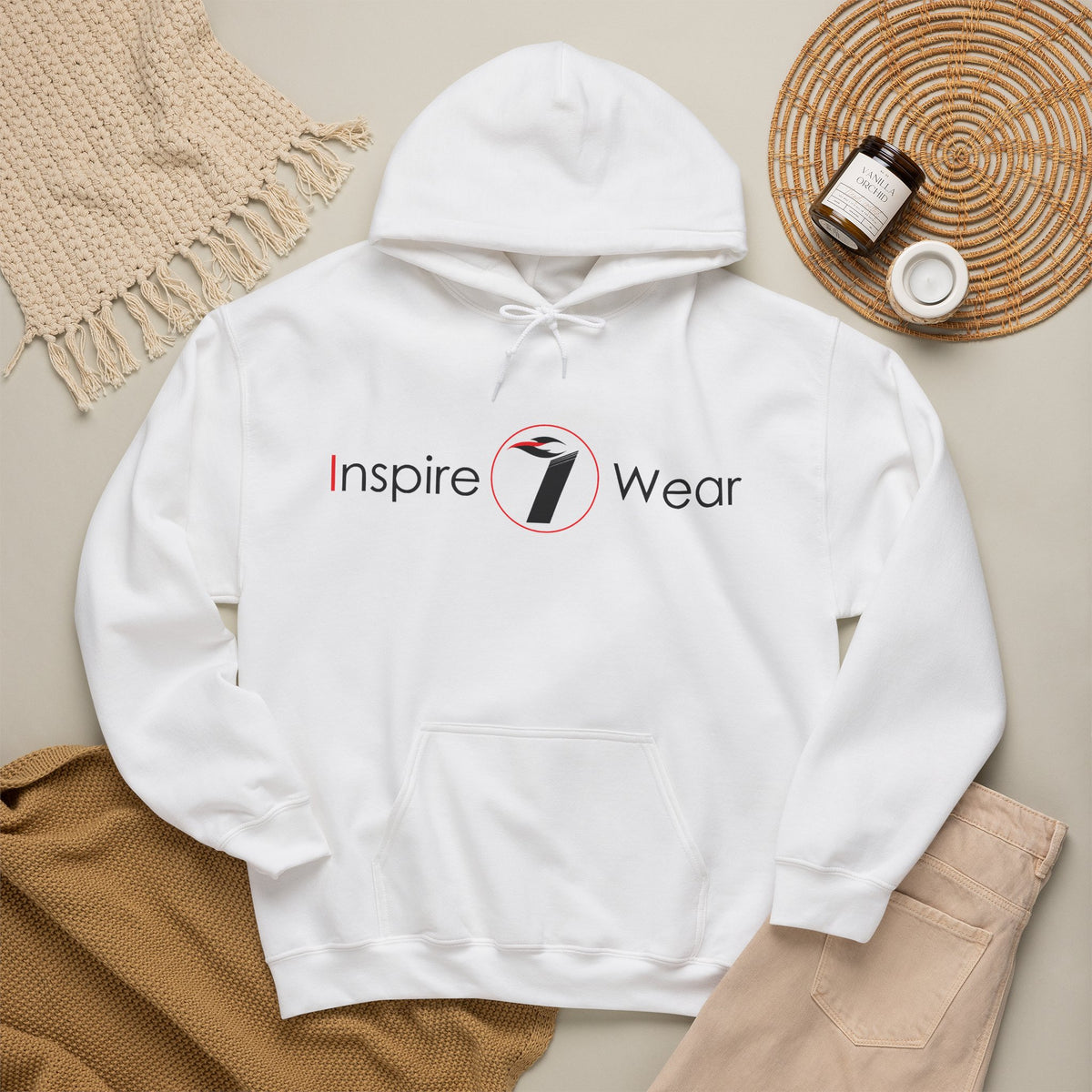 Inspire Wear Classic Logo Pullover Hoodie