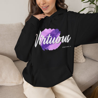 "Virtuous" Affirmation Pullover Hoodie