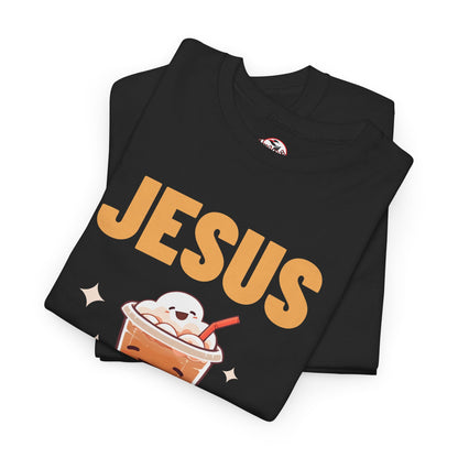 “Jesus and My Latte” Faith & Coffee Unisex Graphic Tee