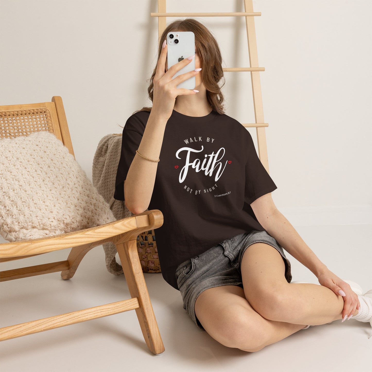 "Walk By Faith, Not By Sight" Motivational T-Shirt
