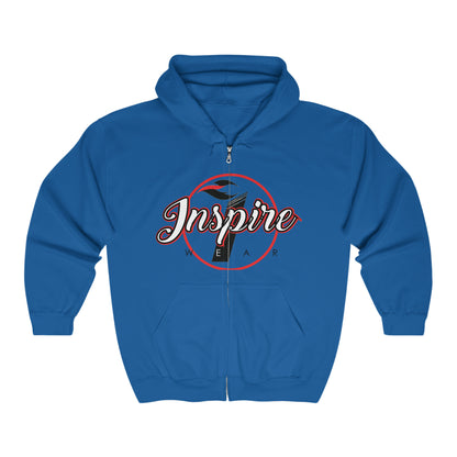 Inspire Wear Unisex Heavy Blend™ Full Zip Hooded Sweatshirt
