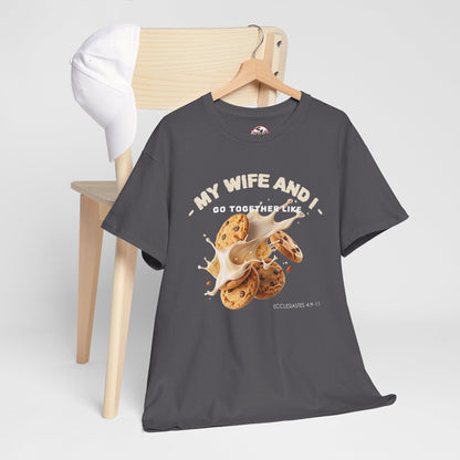 My Wife and I Go Together Like Cookies & Milk Men's Graphic Tee