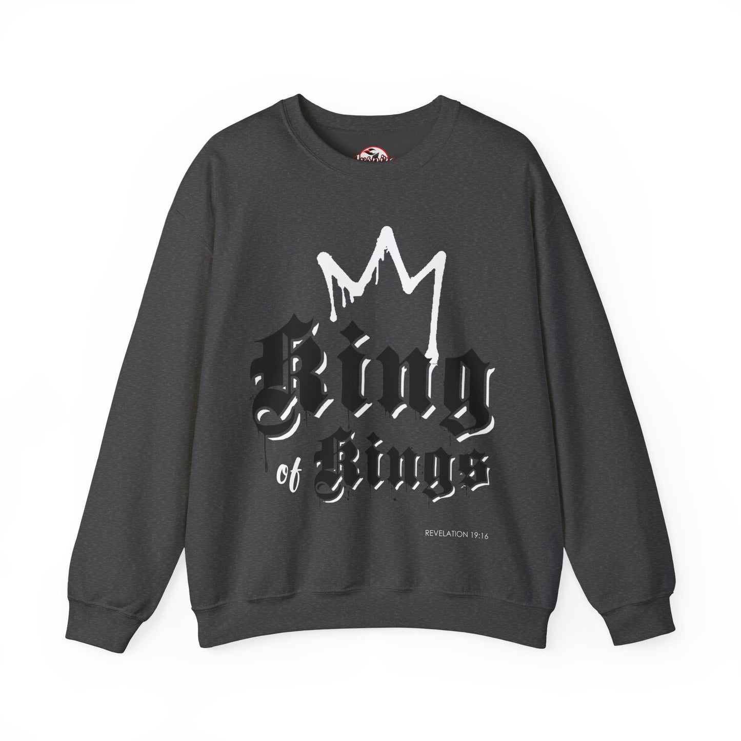 "King of Kings" Inspirational Crewneck Sweatshirt