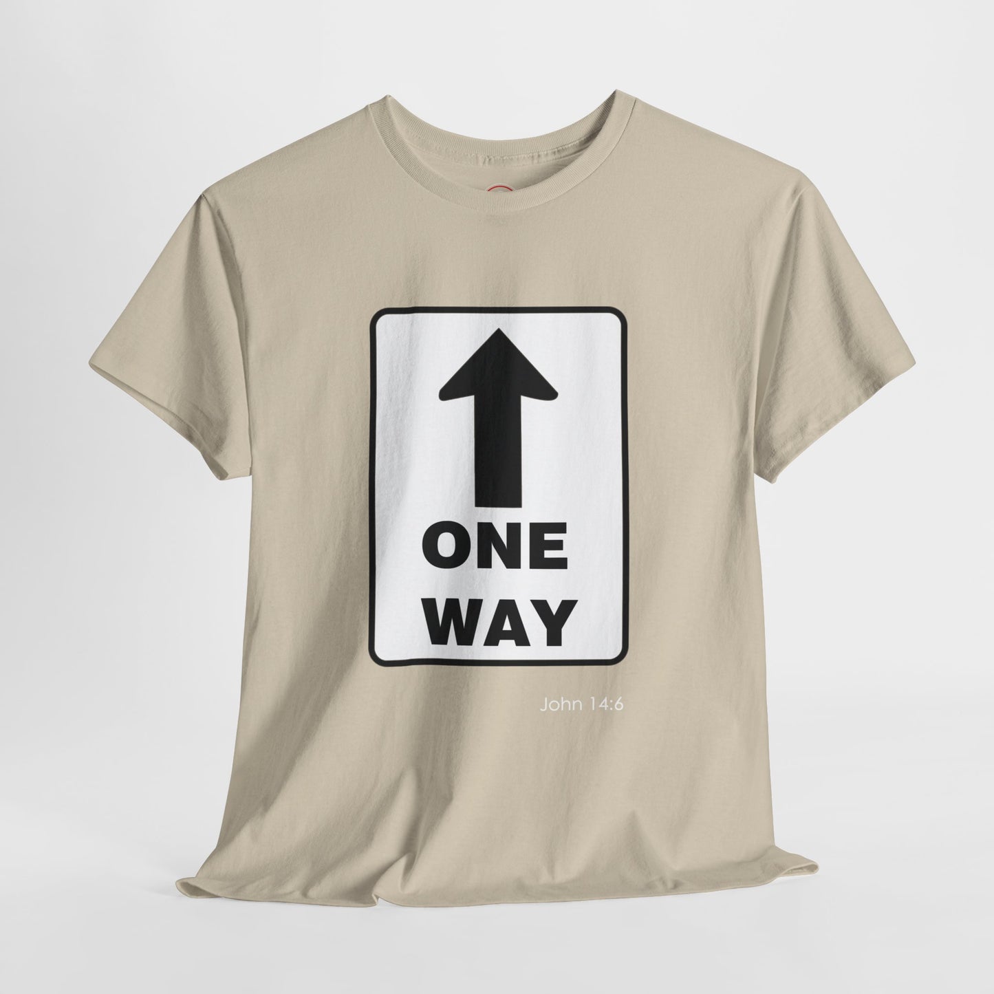 One Way Up Unisex Heavy Cotton Tee