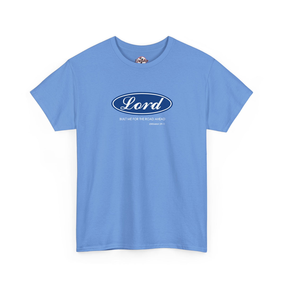 Lord Built Me Inspirational Crewneck T-Shirt
