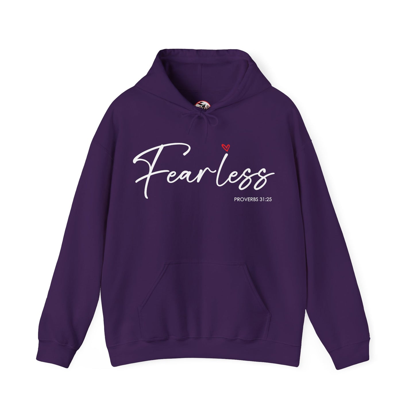 "Fearless" Inspirational Pullover Sweatshirt