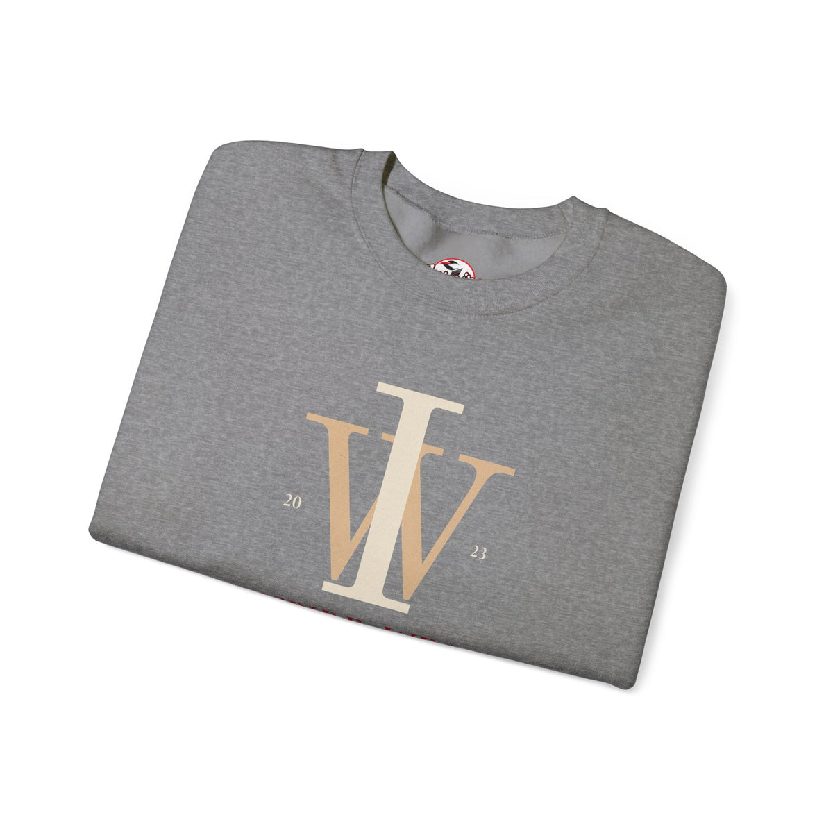 Inspire Wear IW Monogram Logo Crewneck Sweatshirt