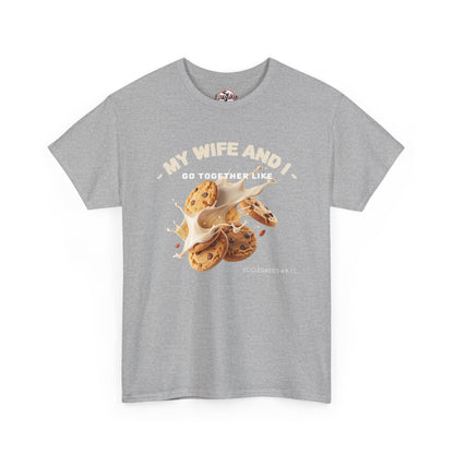 My Wife and I Go Together Like Cookies & Milk Men's Graphic Tee
