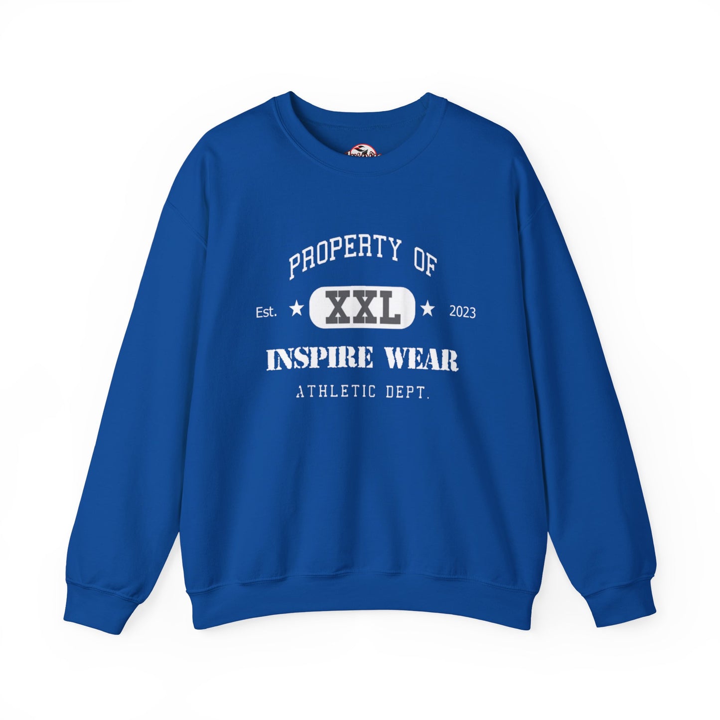 "Property of Inspire Wear" Athletic Crewneck Sweatshirt