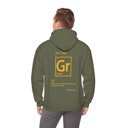 "Grind" Motivational Unisex Pullover Hoodie