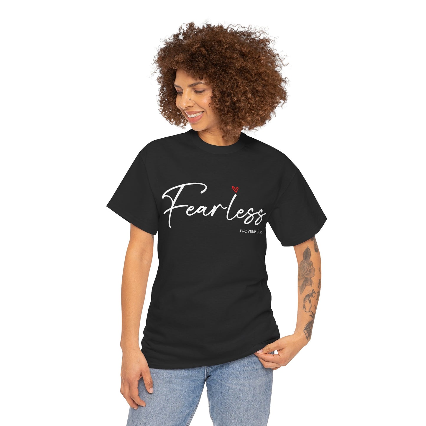"Fearless" Inspirational Graphic T-Shirt