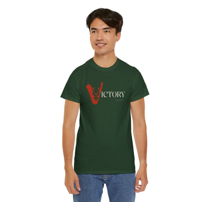 Victory in Jesus Unisex Heavy Cotton Tee
