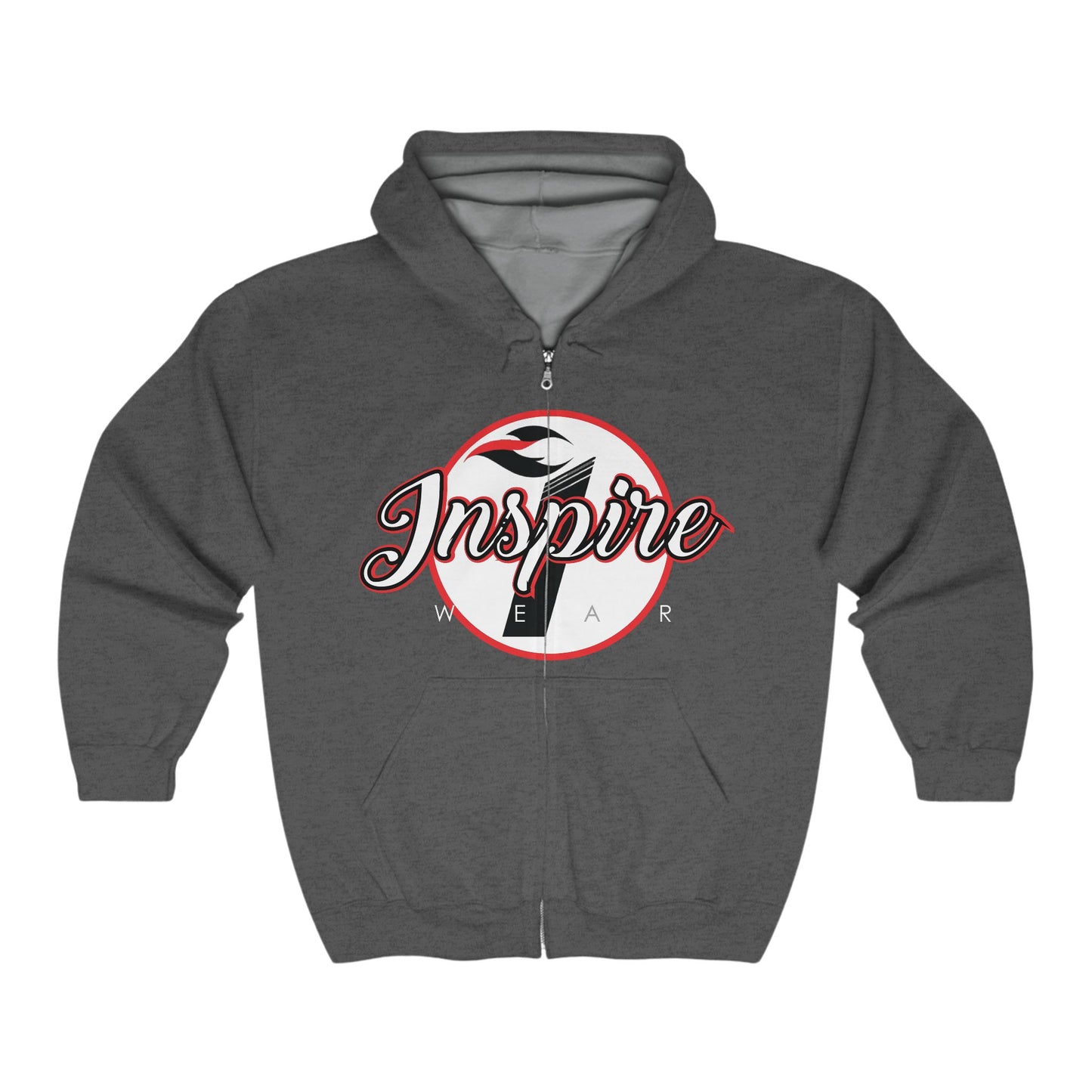 Inspire Wear Sports Unisex Heavy Blend™ Full Zip Hooded Sweatshirt