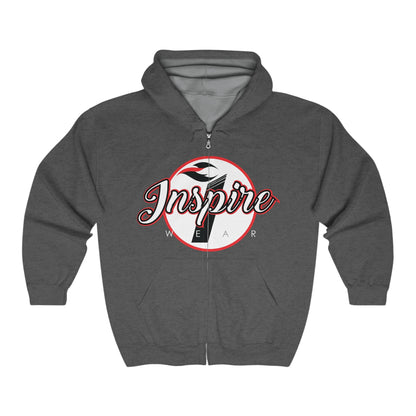 Inspire Wear Sports Unisex Heavy Blend™ Full Zip Hooded Sweatshirt