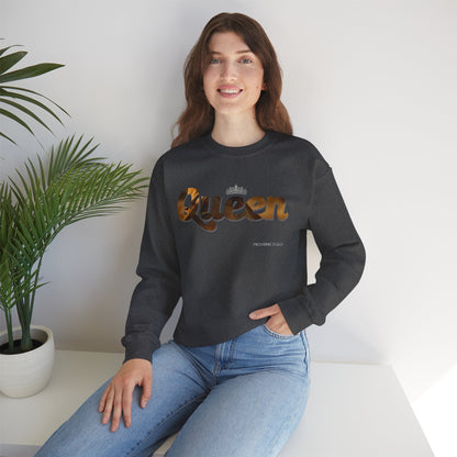"Queen" Women's Inspirational Pullover Sweatshirt