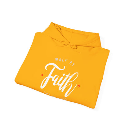 "Walk by Faith Not by Sight" Motivational Pullover Hoodie