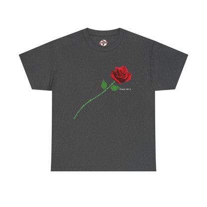 "Fearfully and Wonderfully Made" Rose Affirmative Graphic T-Shirt