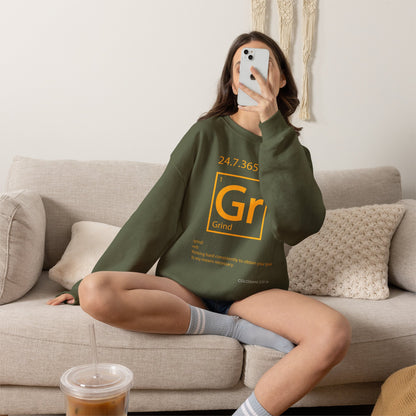 Grind 24/7/365 Motivational Element Crewneck Sweatshirt