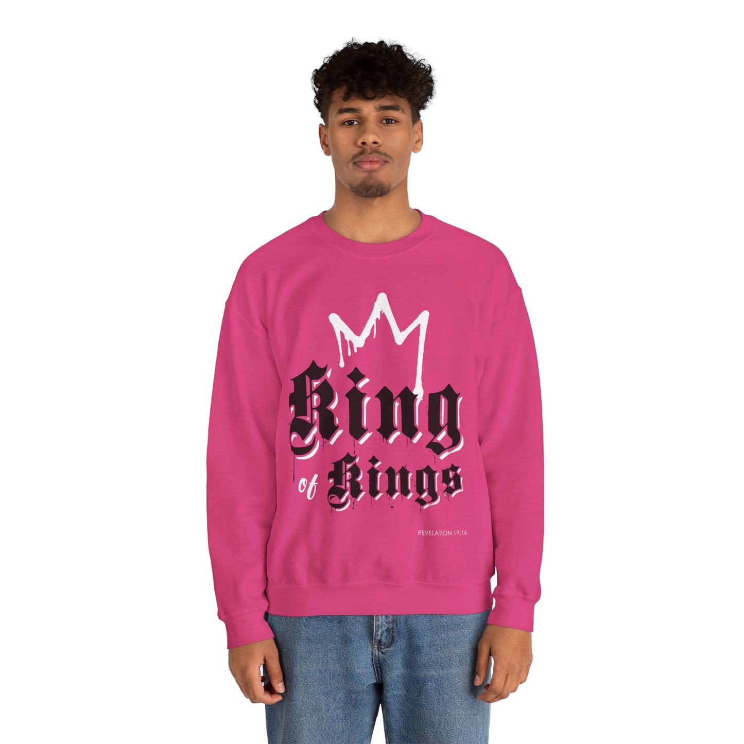 "King of Kings" Inspirational Crewneck Sweatshirt