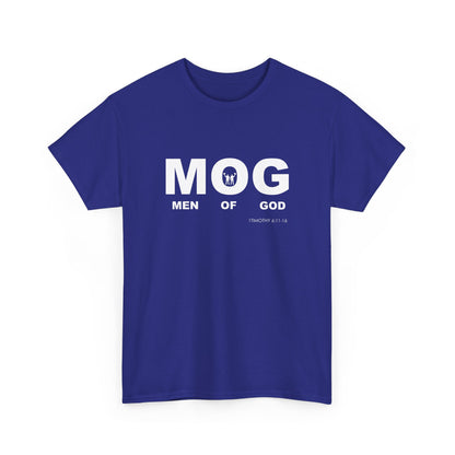 "MOG" Men of God Faith Based Graphic T-Shirt - Unisex Heavy Cotton Tee