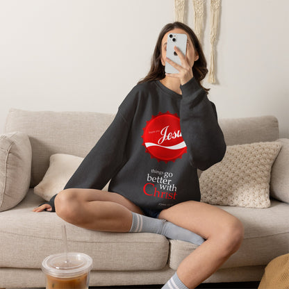 "Things Go Better with Christ" Crewneck Sweatshirt