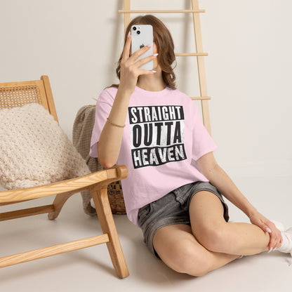 Straight Outta Heaven Unisex Inspirational Graphic T-Shirt