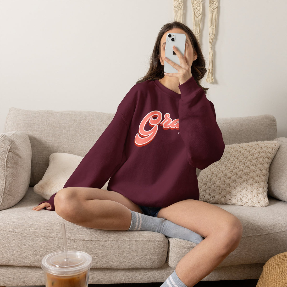 "Grace" Inspirational Crewneck Sweatshirt