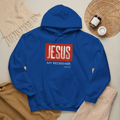 "Jesus My Redeemer" Inspirational Pullover Hoodie