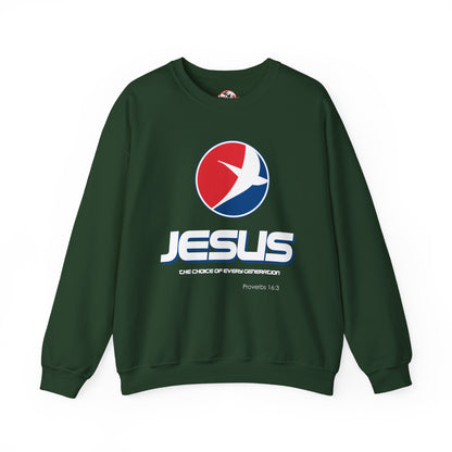 "Jesus: One Choice of Every Generation" Crewneck Sweatshirt