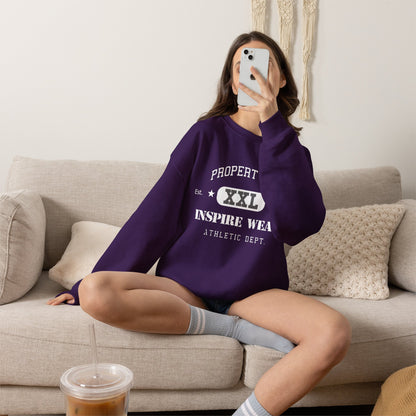 "Property of Inspire Wear" Athletic Crewneck Sweatshirt