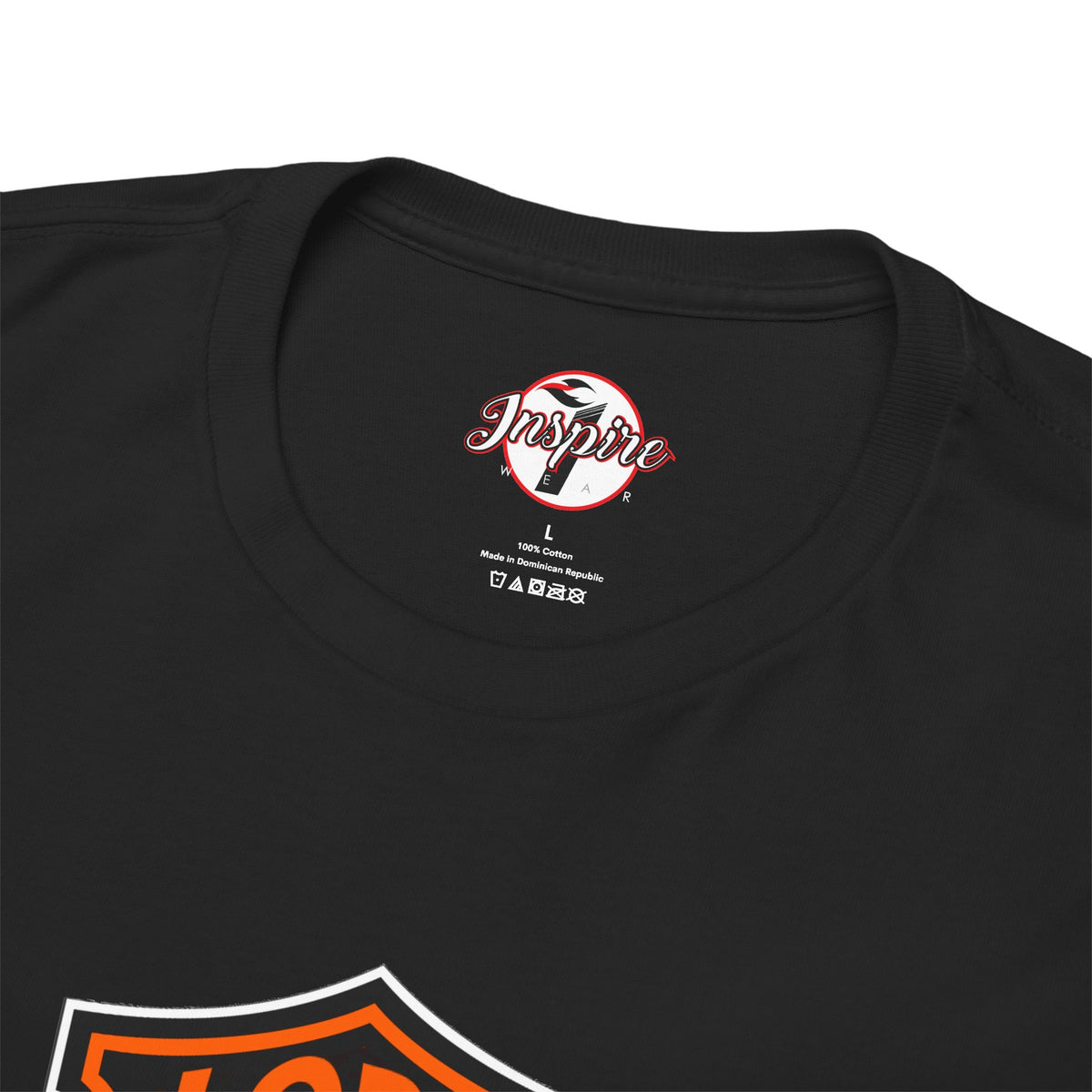 Jesus Christ Savior T‑Shirt — Lord Savior Motorcycle Shield Design