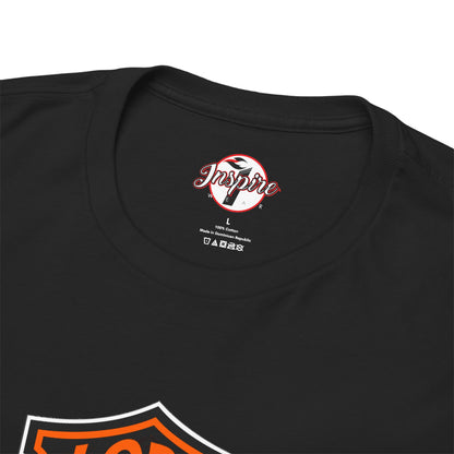Jesus Christ Savior T‑Shirt — Lord Savior Motorcycle Shield Design