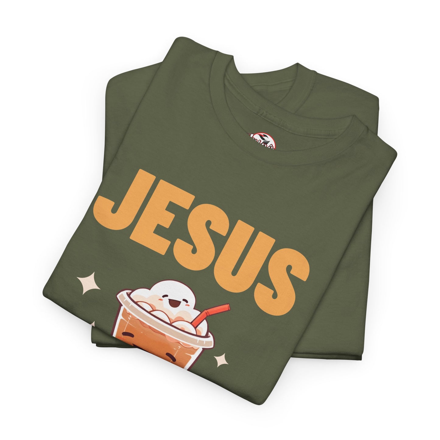 “Jesus and My Latte” Faith & Coffee Unisex Graphic Tee