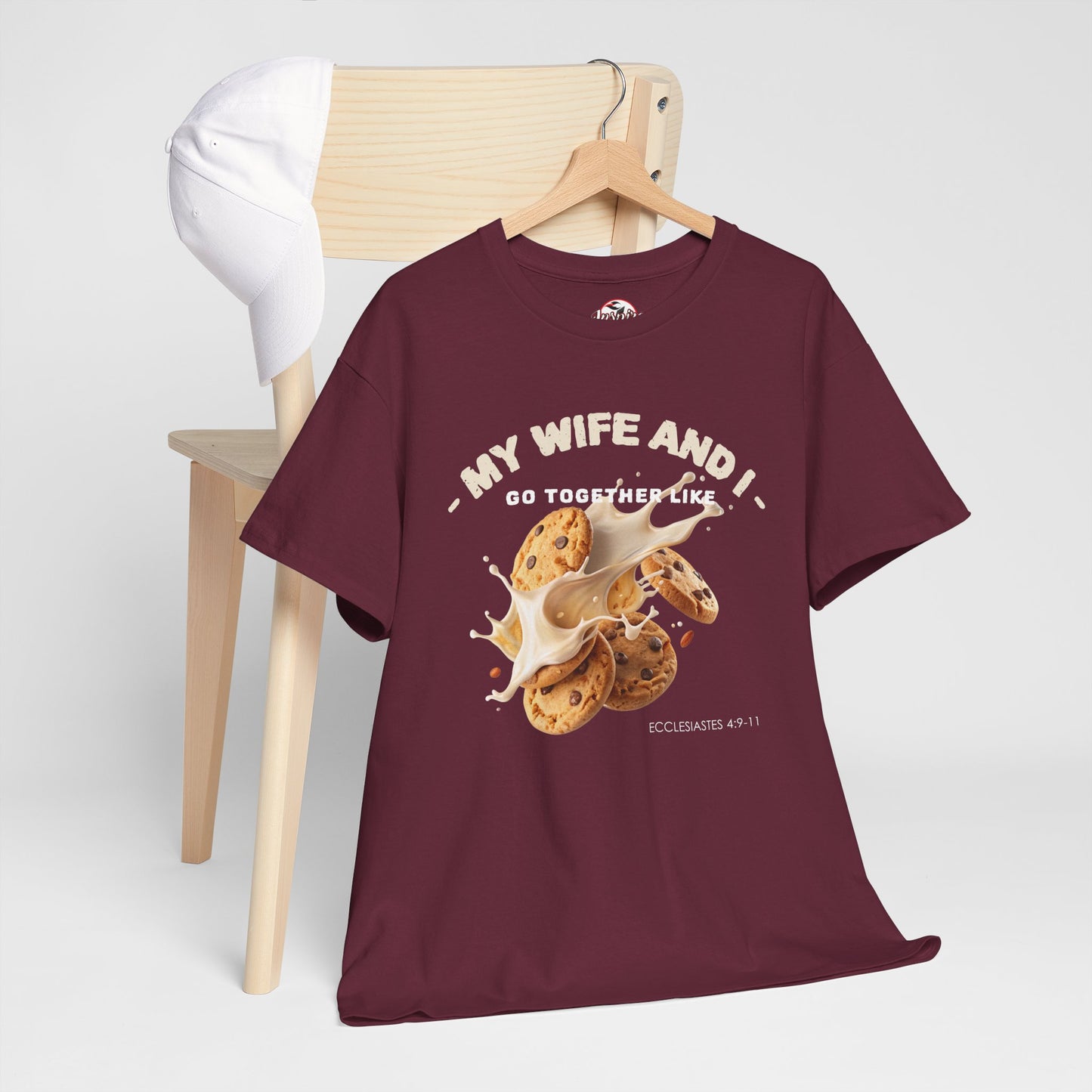 My Wife and I Go Together Like Cookies & Milk Men's Graphic Tee