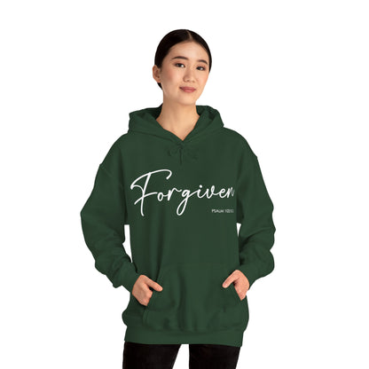 "Forgiven" Inspirational Pullover Hoodie