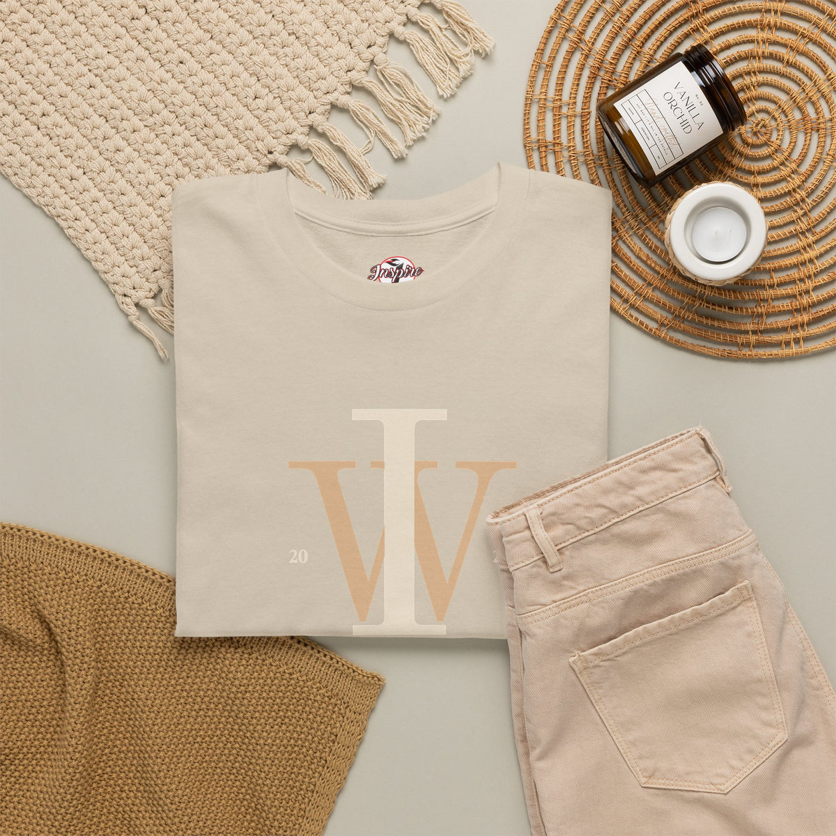 Inspire Wear IW Monogram Graphic Tee