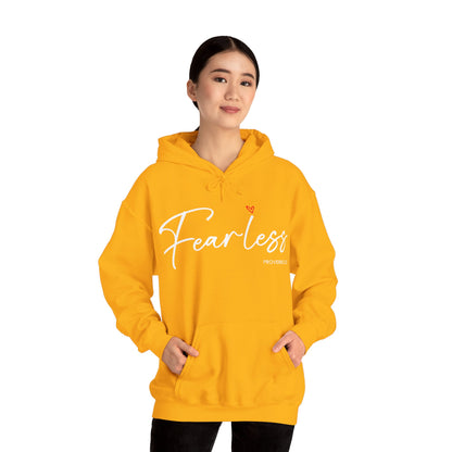 "Fearless" Inspirational Pullover Hoodie