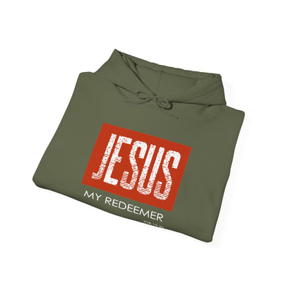 "Jesus My Redeemer" Inspirational Pullover Hoodie