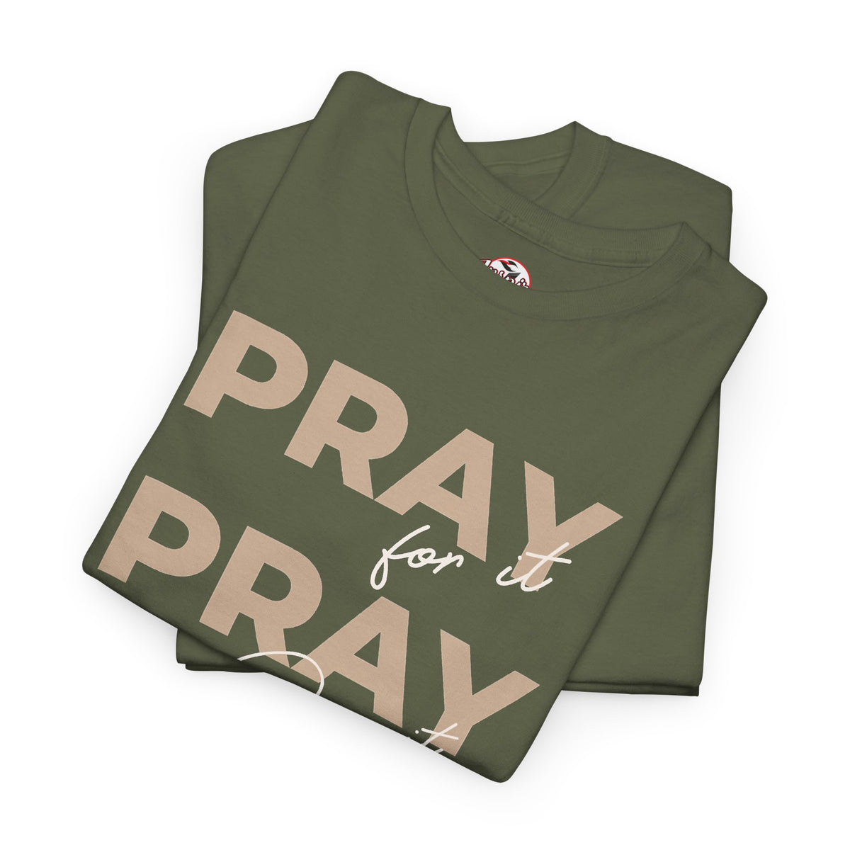 "Pray for it, Pray over it, Pray through it" Motivational Graphic T-Shirt