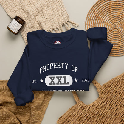 "Property of Inspire Wear" Athletic Crewneck Sweatshirt