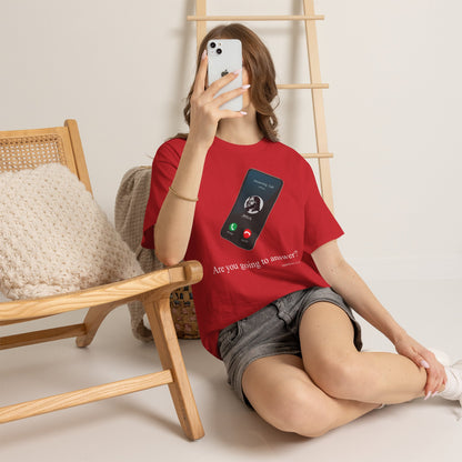 "Are You Going to Answer?" Inspirational Graphic Tee
