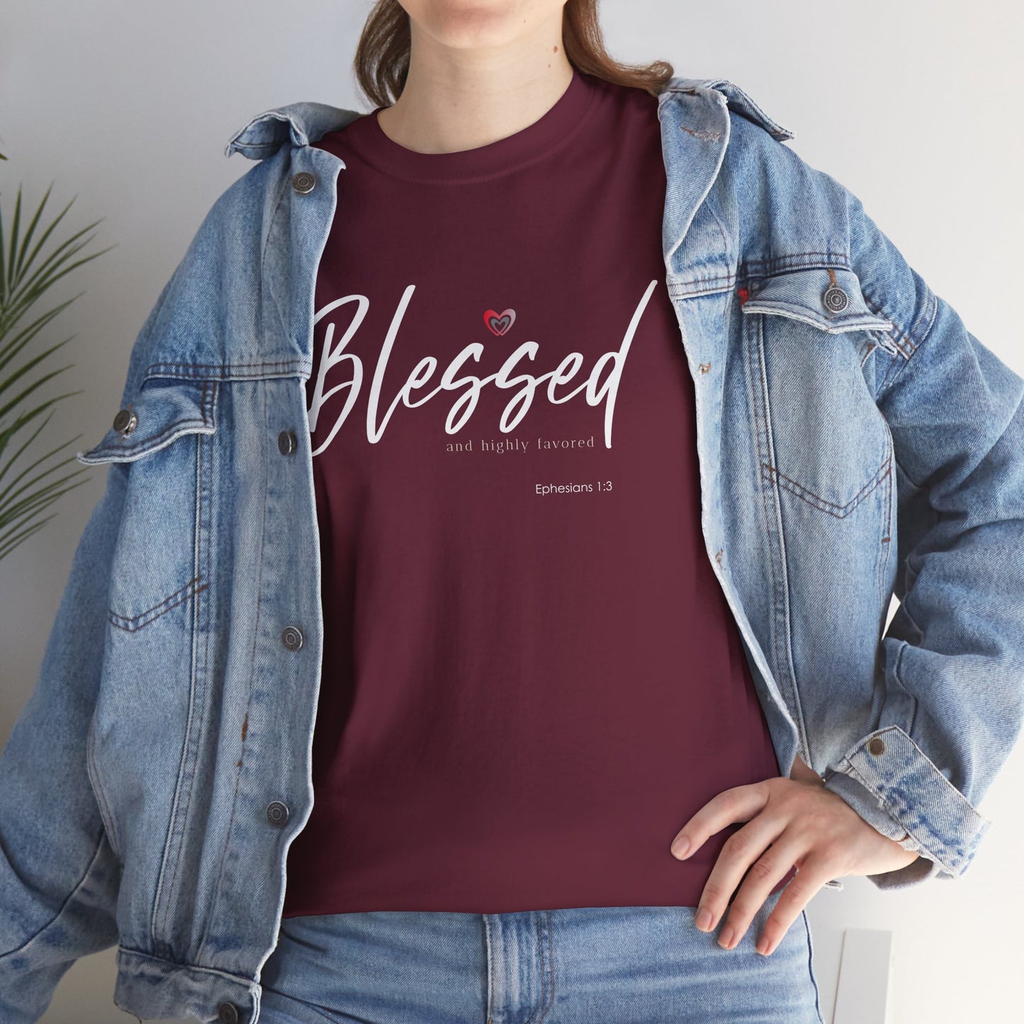 "Blessed" Women's Inspirational Graphic T‑Shirt