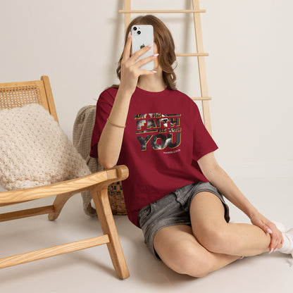 "May The Faith Be With You" Inspirational Graphic T‑Shirt