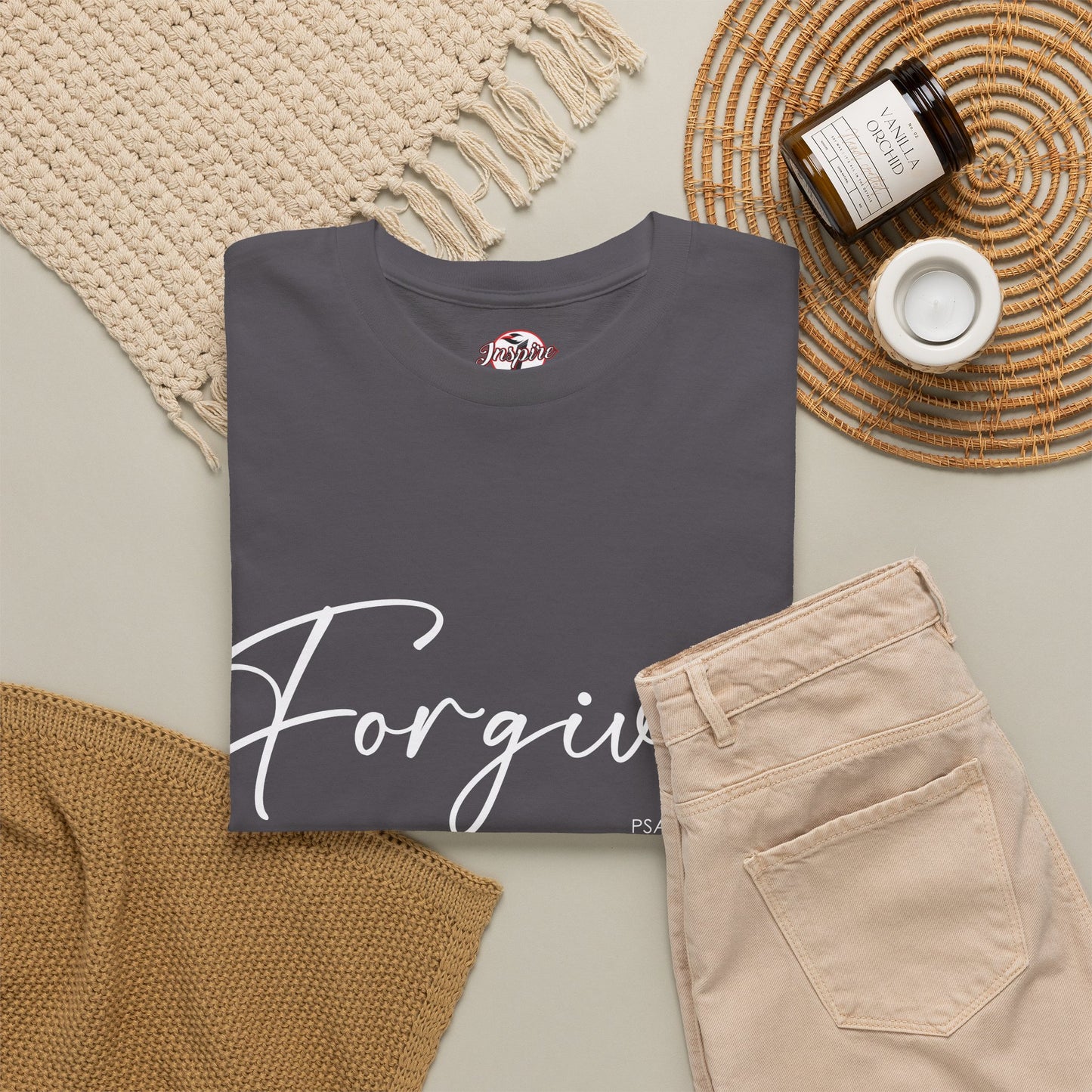 "Forgiven" Womens Christian Faith T-Shirt