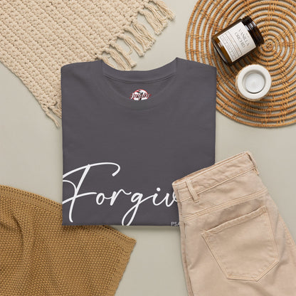 "Forgiven" Womens Christian Faith T-Shirt