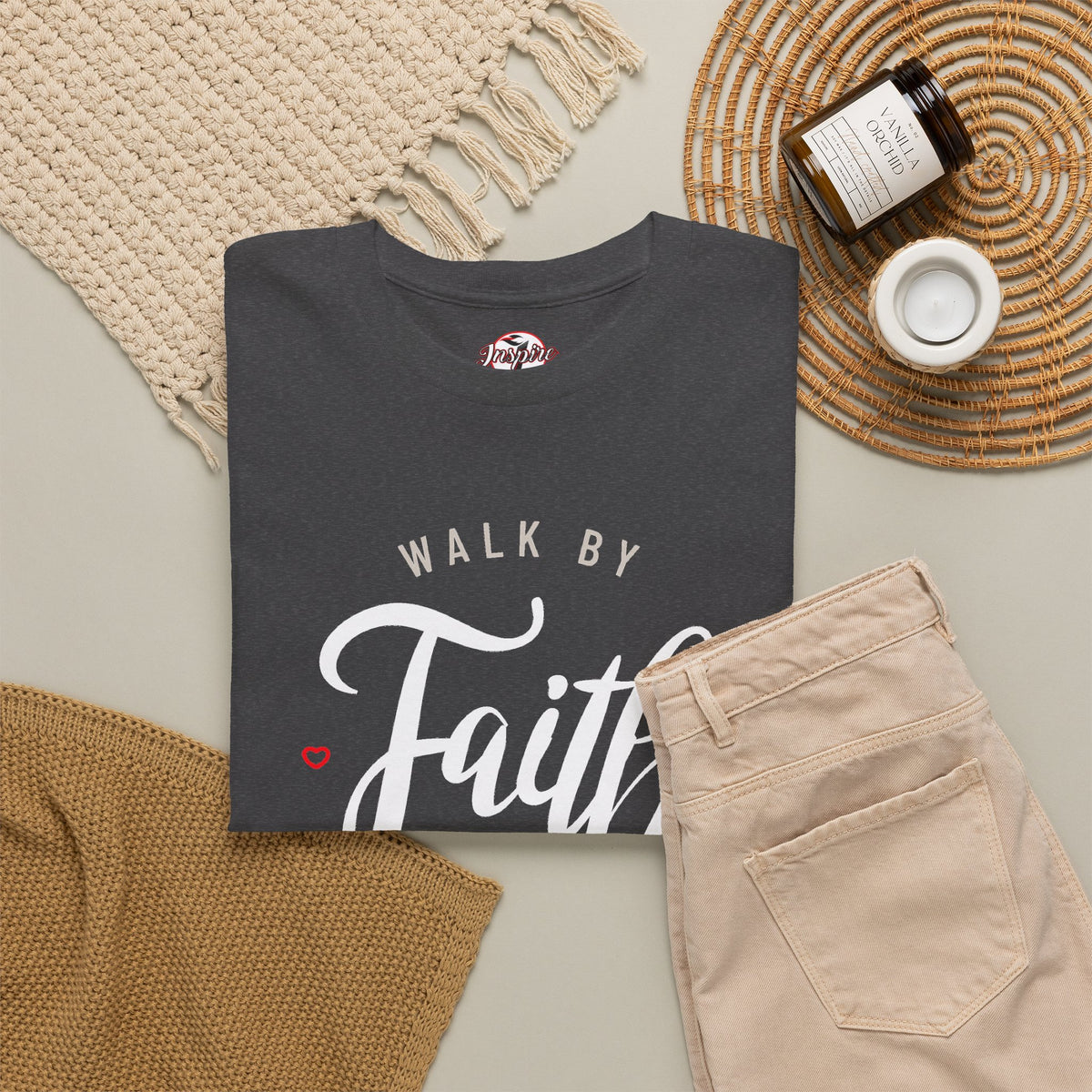 "Walk By Faith, Not By Sight" Motivational T-Shirt
