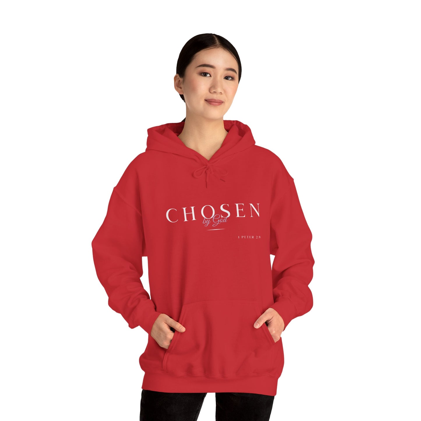 "Chosen" Inspirational Unisex Pullover Hoodie
