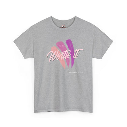 "Totally Worth It" Women's Motivational Graphic T‑Shirt